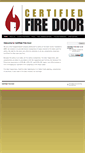 Mobile Screenshot of certifiedfiredoor.com